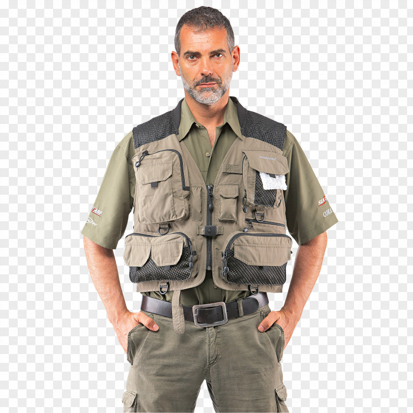 Waistcoat T-shirt Gilets Clothing Fly Fishing PNG