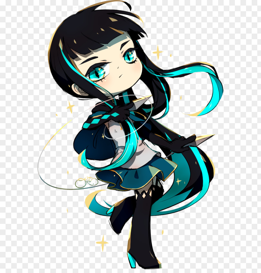 Xin Graphic Design Black Hair Art PNG