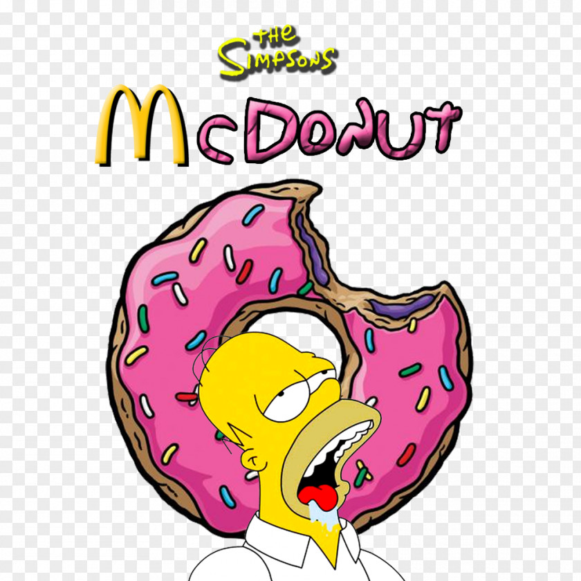 Bart Simpson Homer Donuts Herbert Powell Marge PNG