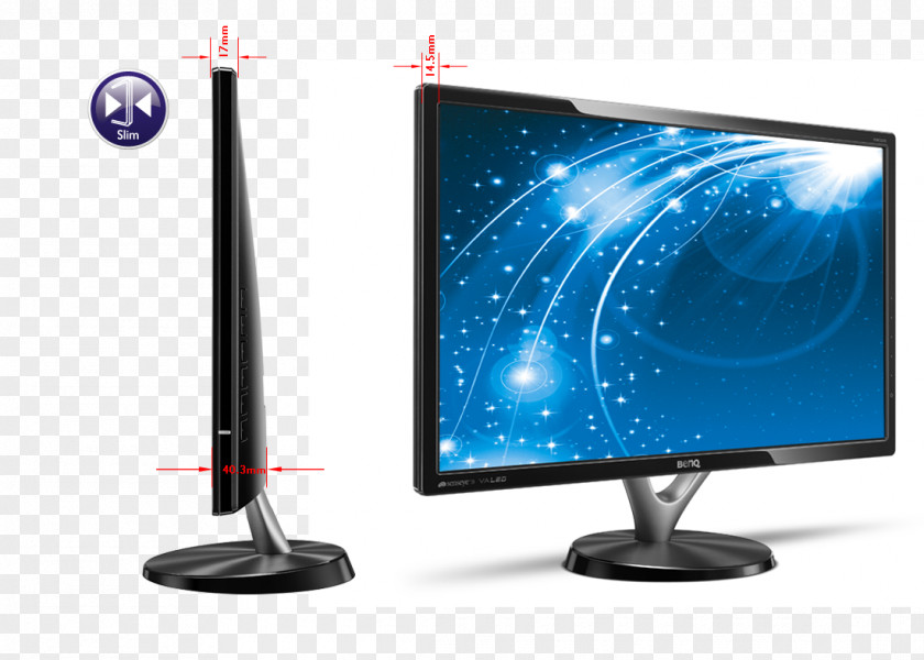 Cn LED-backlit LCD Computer Monitors Television Output Device Multimedia PNG