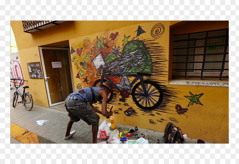 Graffiti Street Art Mural Painting PNG