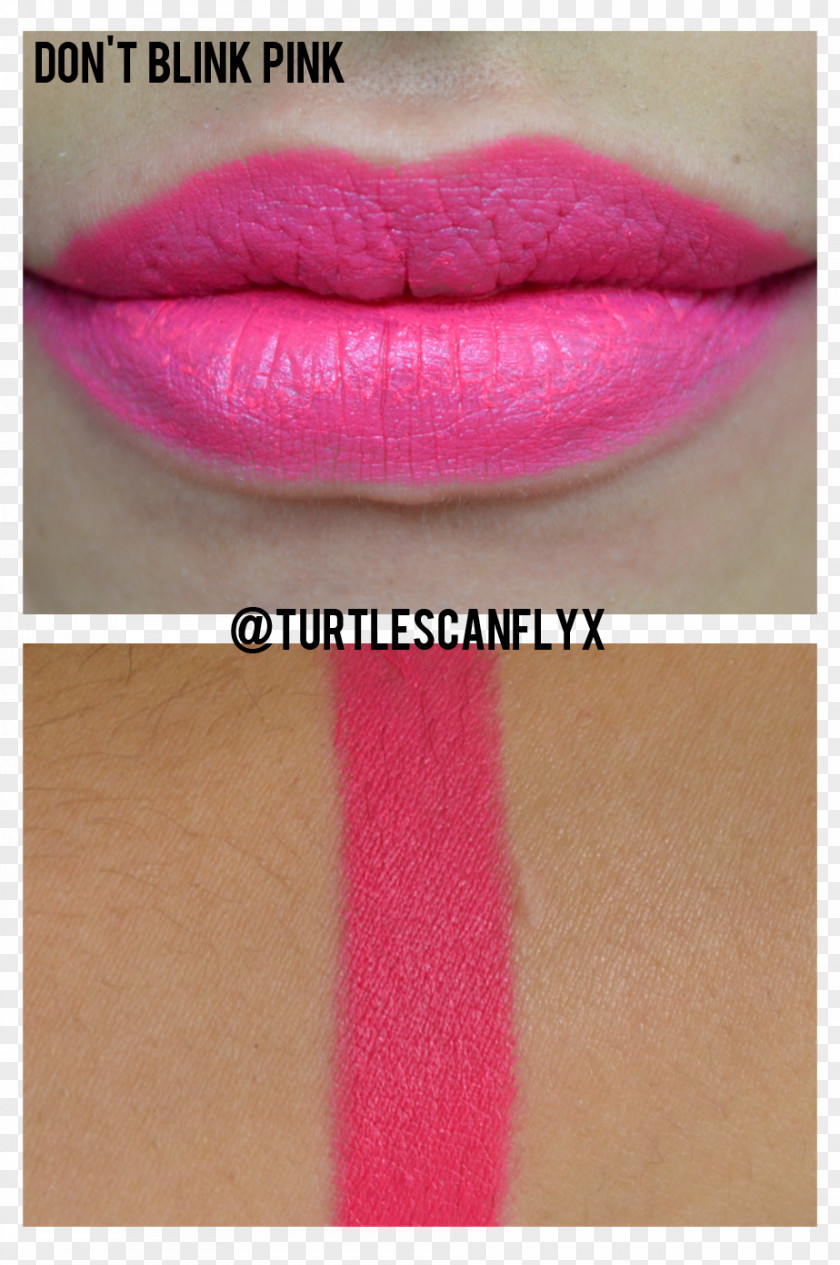 Lipstick Swatch Lip Gloss Magenta Close-up PNG