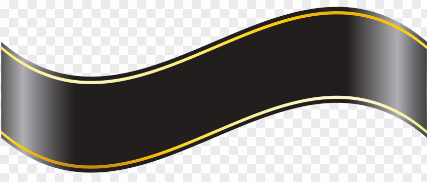 Ribbon Black Banner Clip Art PNG