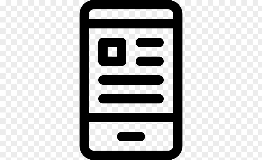 White Phone Icon Clip Art PNG