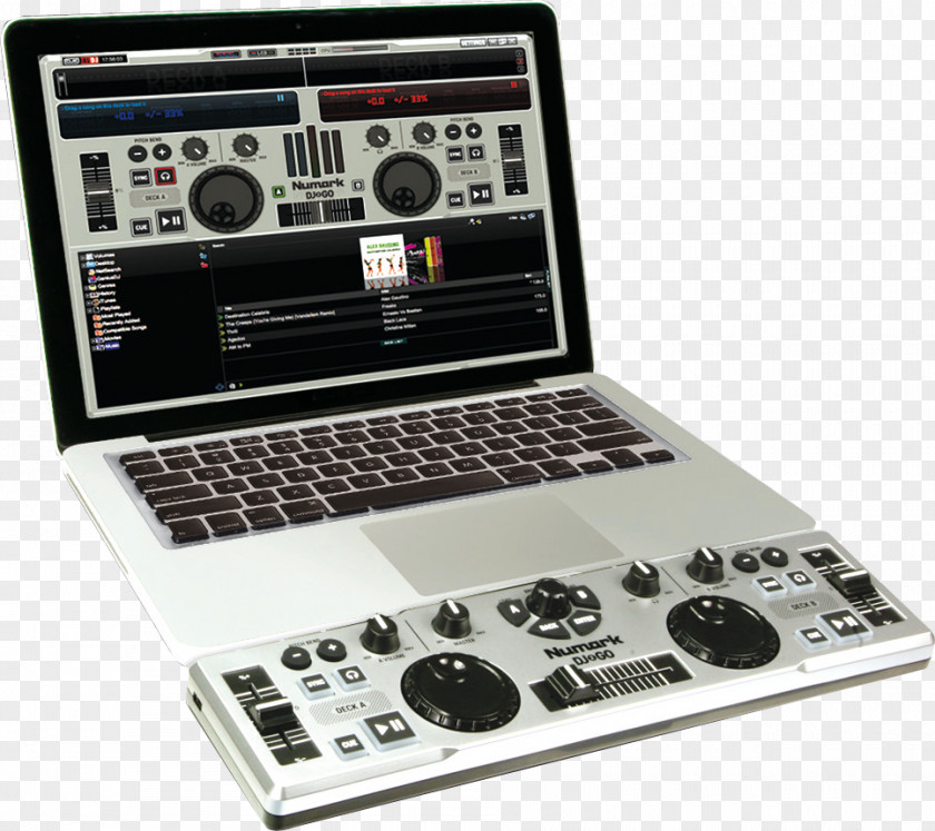 Mixing Table DJ Controller Disc Jockey Numark Mixdeck Express Industries VirtualDJ PNG