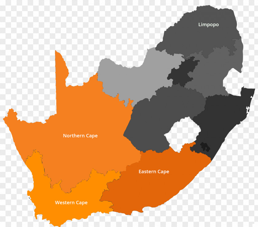 Design South Africa Vector Map PNG