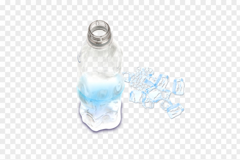 Water Bottle,Ice,mineral Mineral Ice Bottle PNG
