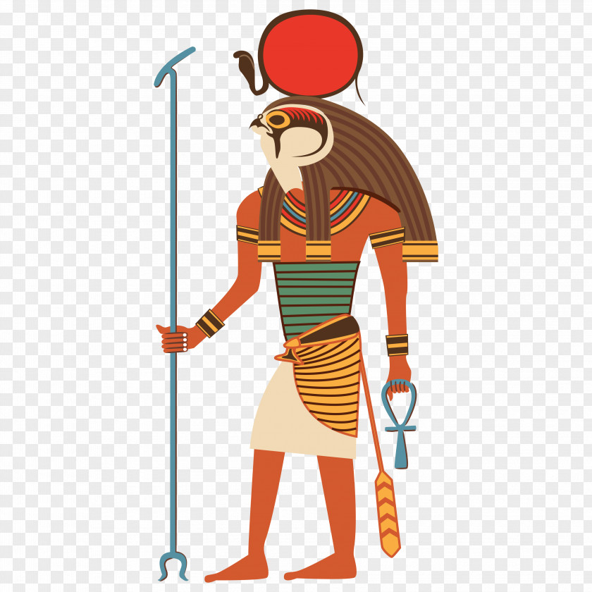 Ancient Egyptian Gods Ra Clip Art Illustration Headgear Costume Character PNG