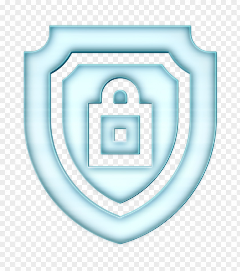 Blockchain Icon Shield Encrypted PNG