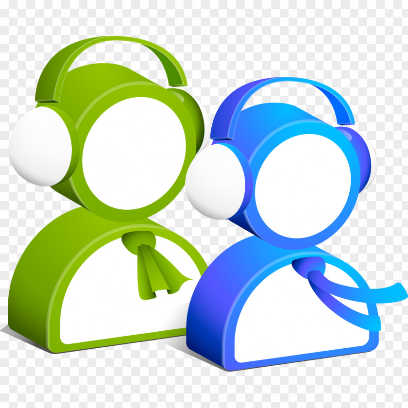 Cartoon Character With Headphones Software Icon PNG