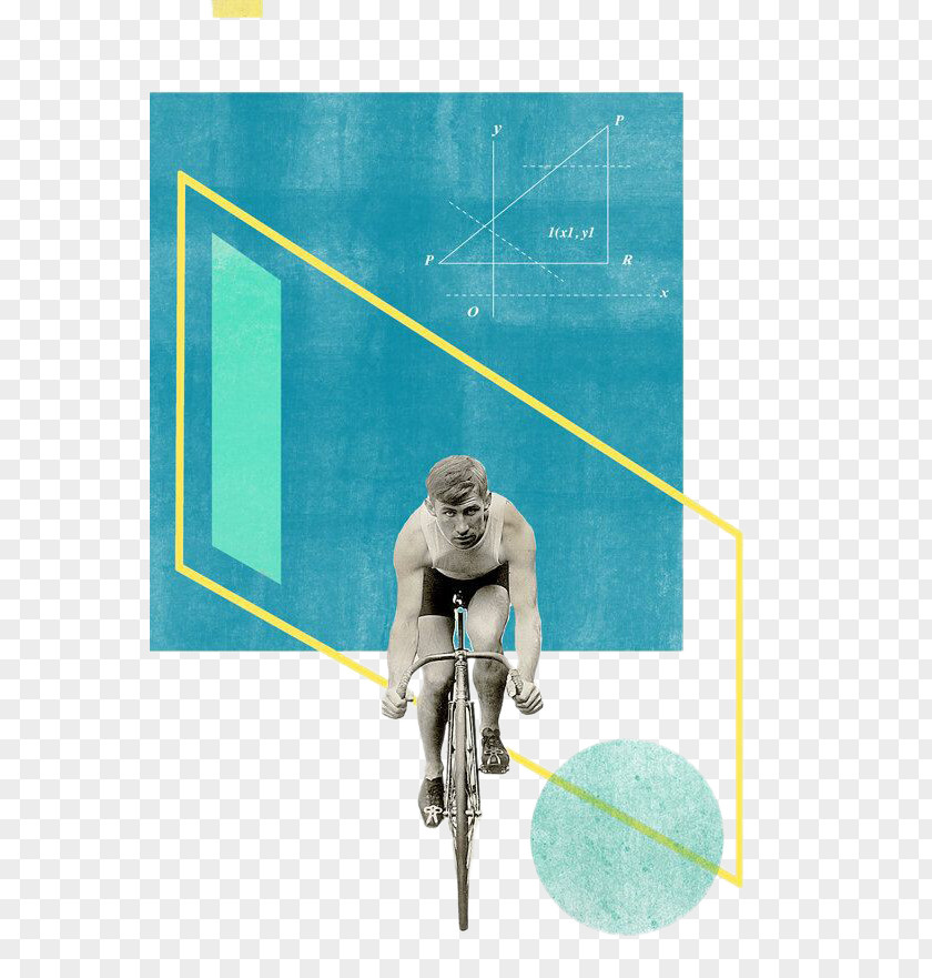 Creative Poster Design Rider Bauhaus Graphic PNG