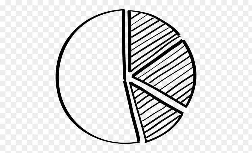 Hand Drawn Drawing Pie Chart PNG