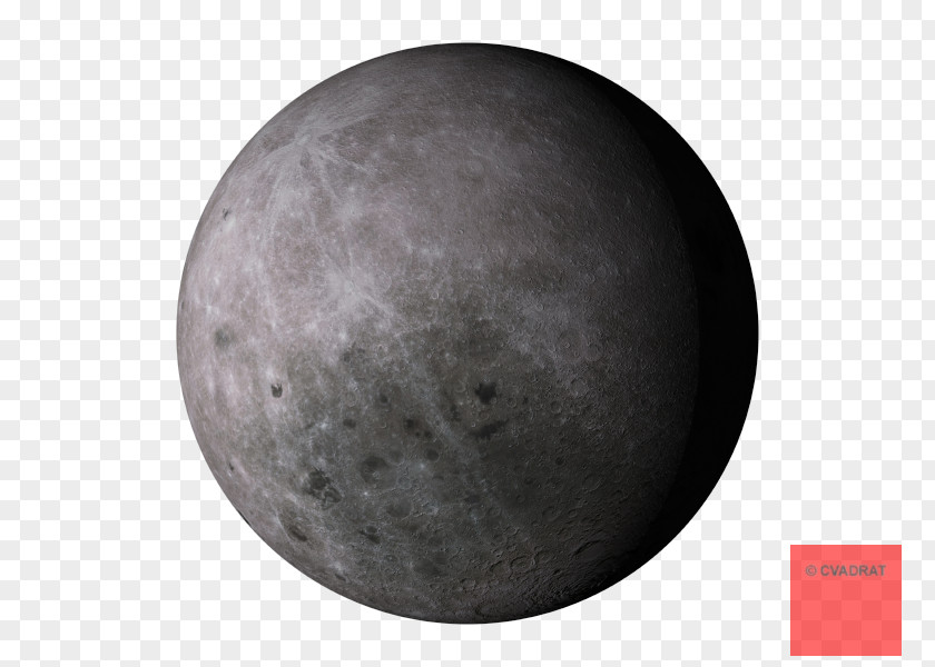Pure Black Rhea Planet Iapetus Saturn PNG