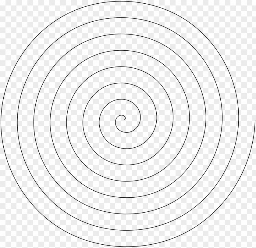 Spiral Archimedean Angle Curve Circle PNG