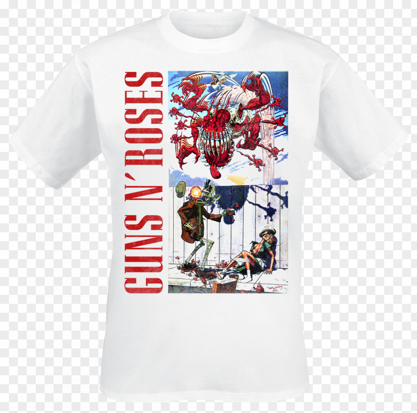 T-shirt Guns N' Roses Hoodie Merchandising PNG