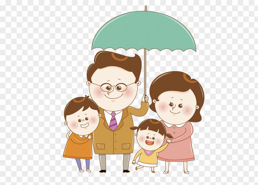 The Umbrella Man Siheung Family Clip Art PNG