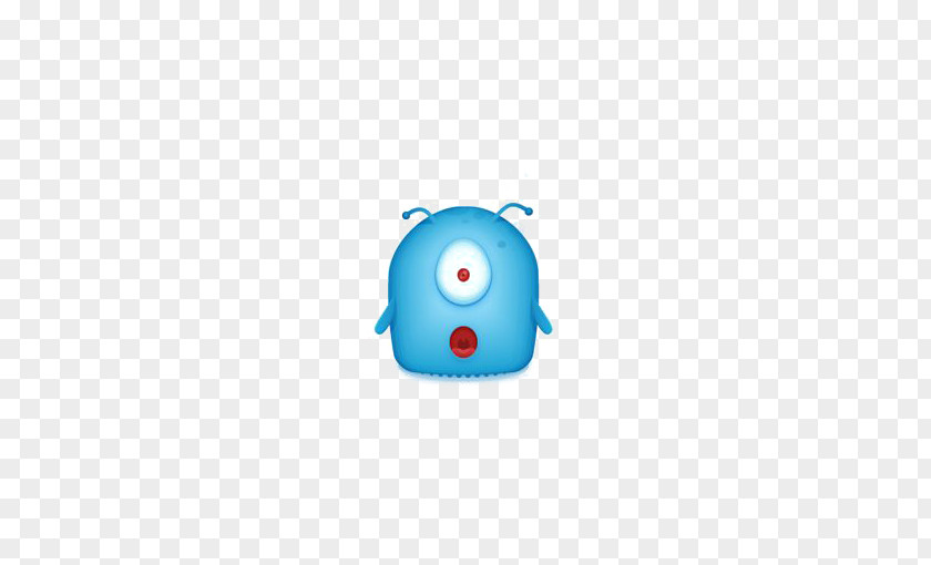 Blue Little Monster Drawing Cartoon How-to Illustration PNG