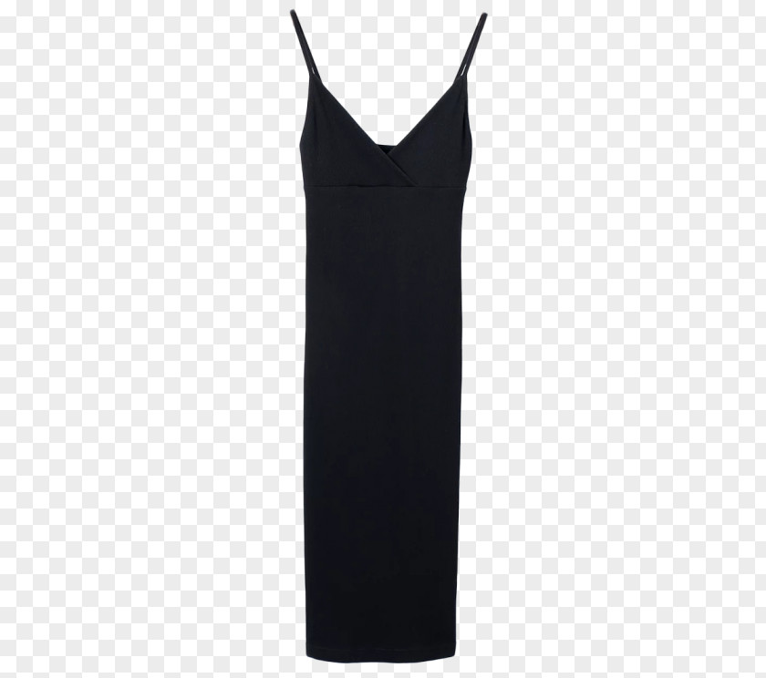 Dress Little Black Strapless Maxi Sleeve PNG