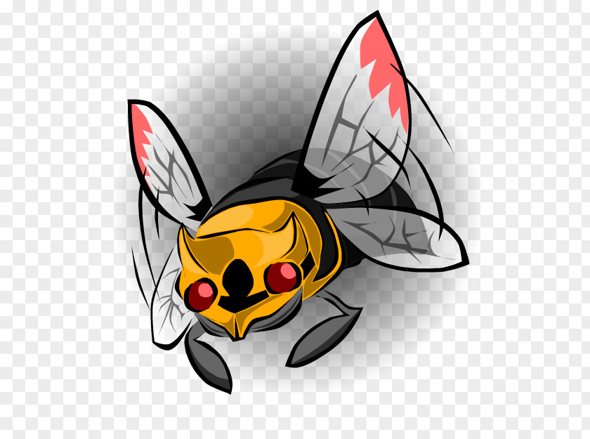 Insect Pollinator Character Clip Art PNG