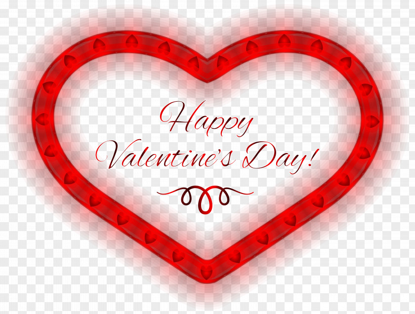 Happy Valentines Day Heart PNG Clipart Image Valentine's Clip Art PNG