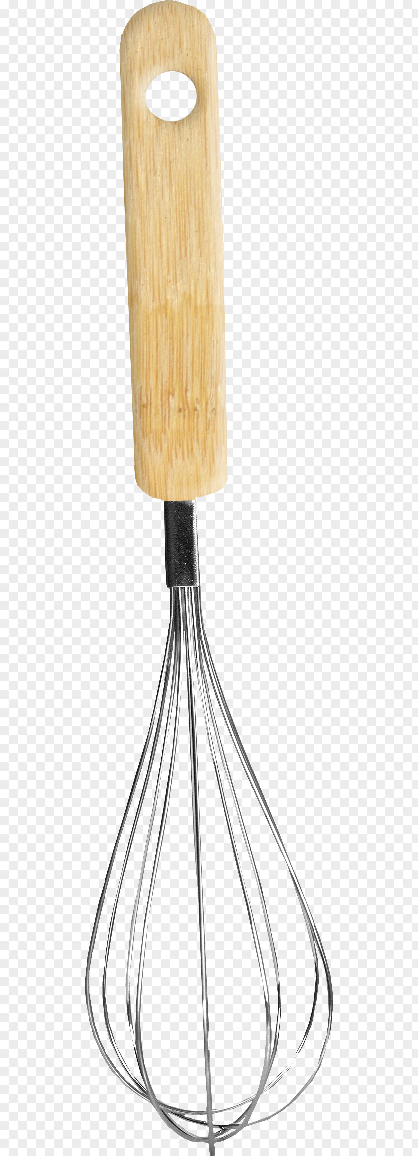 Pretty Wooden Egg Beater Whisk PNG