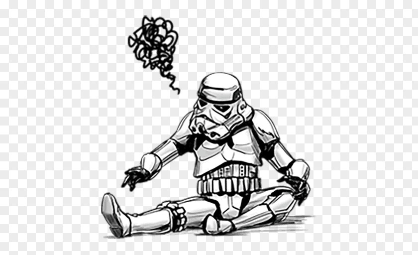 Star Wars Anakin Skywalker Stormtrooper Sticker The Force PNG
