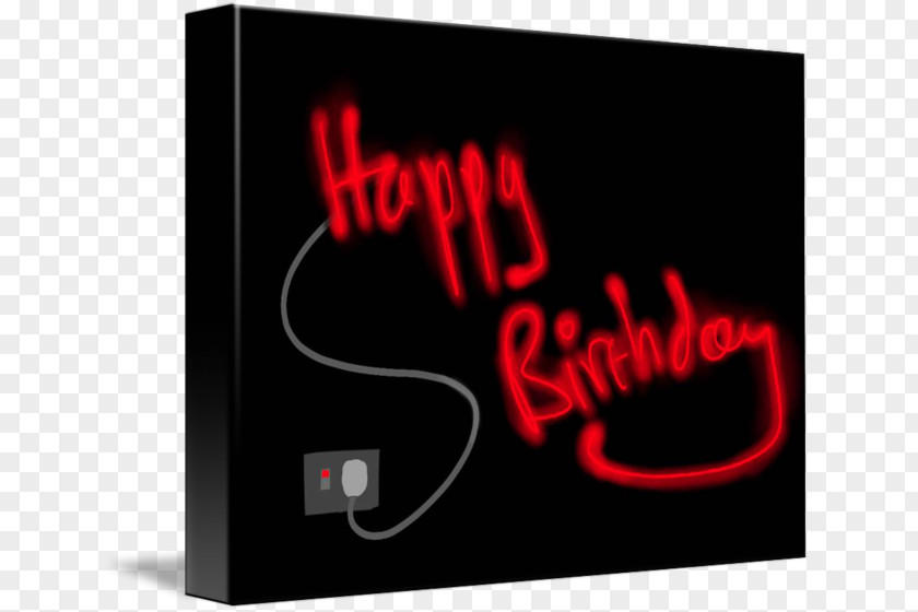 Birthday Cake Royalty-free Neon Sign PNG