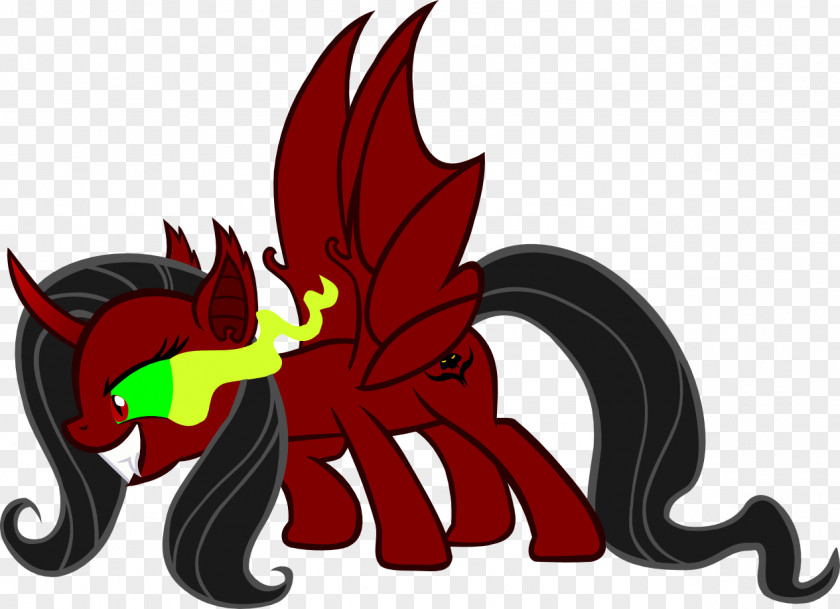 Demon Pony Fluttershy Art PNG