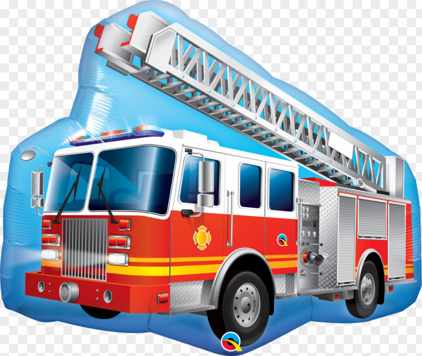 Fire Truck Mylar Balloon Amazon.com Engine Firefighter PNG