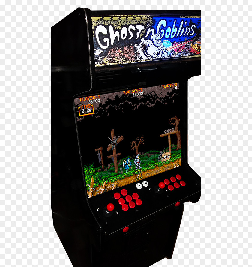 Ghost And Goblins Arcade Cabinet Ghouls 'n Ghosts Game Amusement PNG