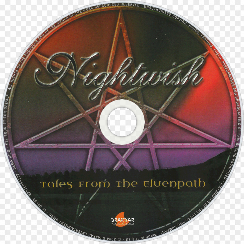Nightwish Tales From The Elvenpath Compact Disc Album PNG