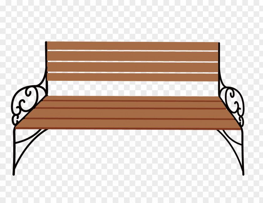 Parc Bench Illustration Chair Image Design PNG