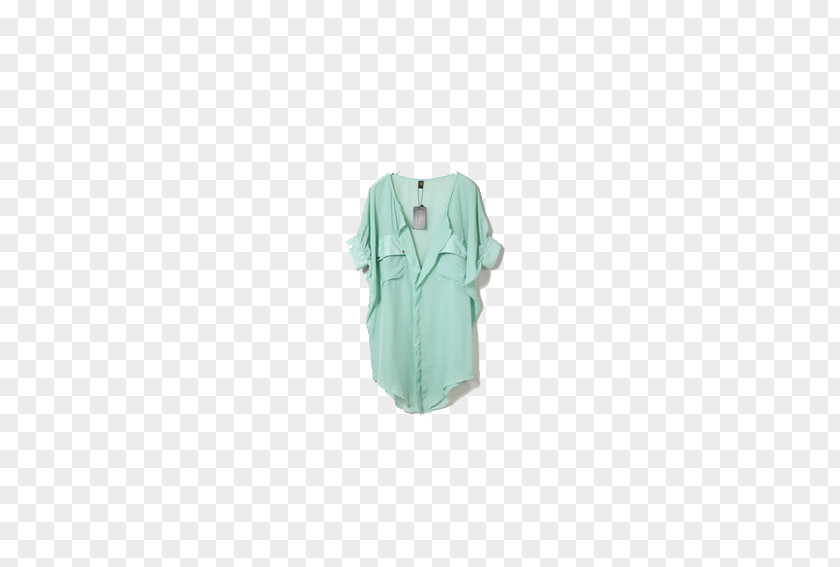 A Mint Green Shirt T-shirt Clothing PNG