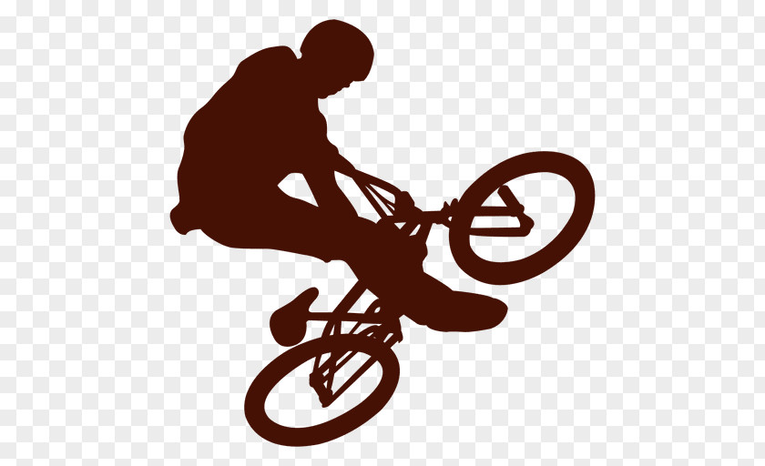 Bmx BMX Bike Bicycle Silhouette PNG
