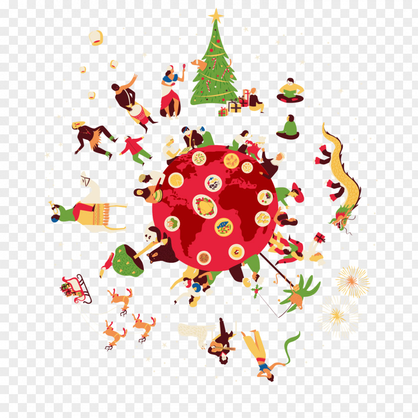 Christmas Tree Culture Fair Ornament PNG