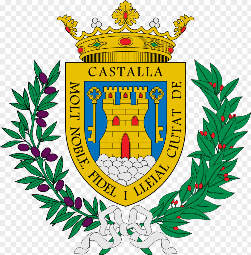 Shield Castalla Coat Of Arms Escutcheon Ibi, Spain PNG
