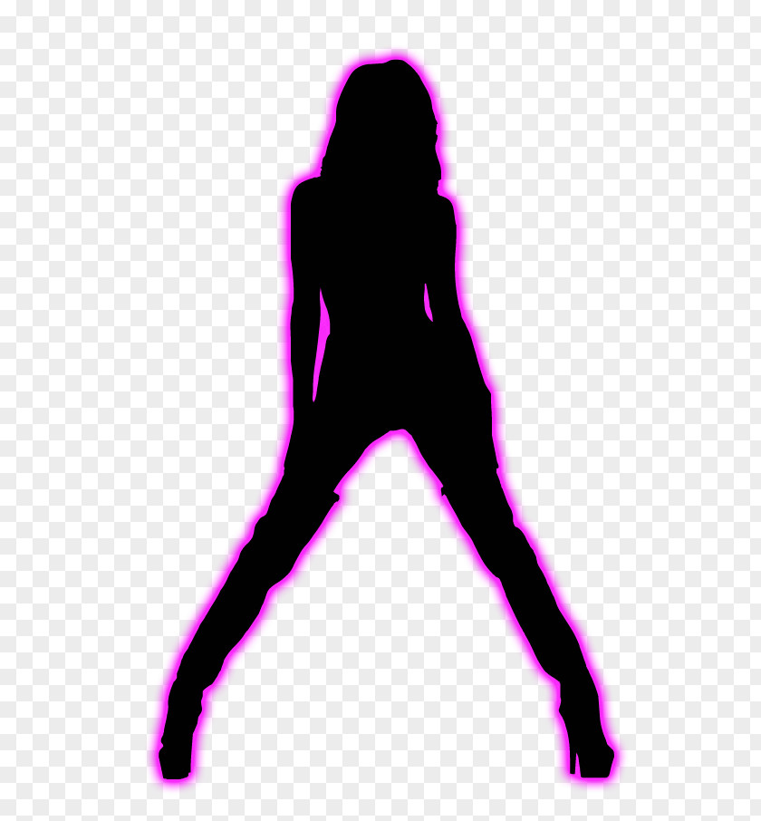 Silhouette Knee Line Clip Art PNG