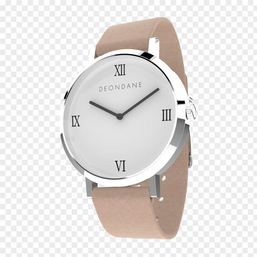 Silver Watch Strap Design PNG