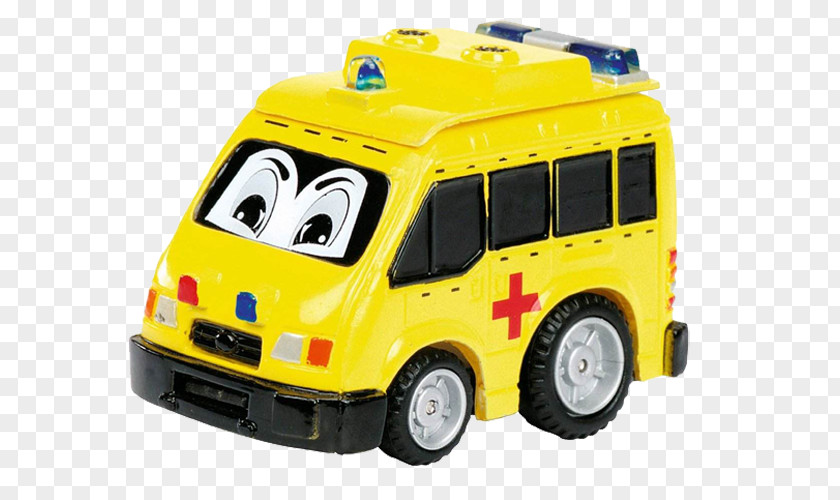Yellow Ambulance Car PNG