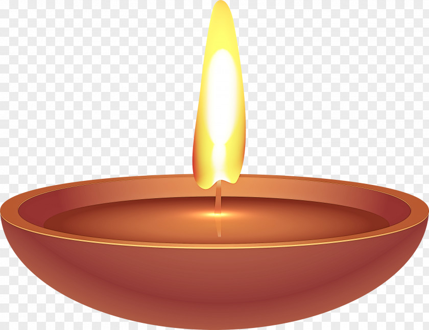 Bowl Flame Orange PNG