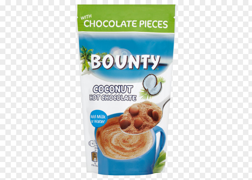 Coconut Pieces Bounty Hot Chocolate Bar Milky Way PNG