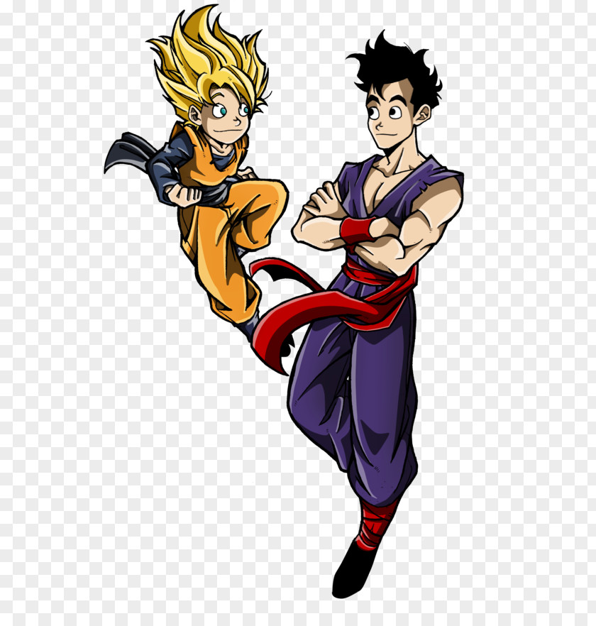 Goten Gohan Drawing Fan Art Illustration PNG