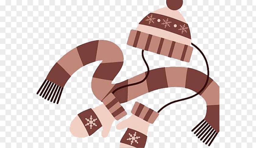 Hat Scarf And Gloves Glove Winter Clip Art PNG