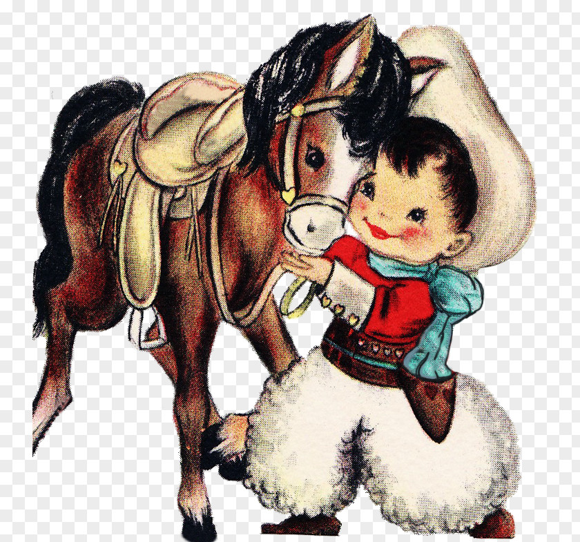 Horse Cowboy Pony Nursery Child T-shirt Infant PNG