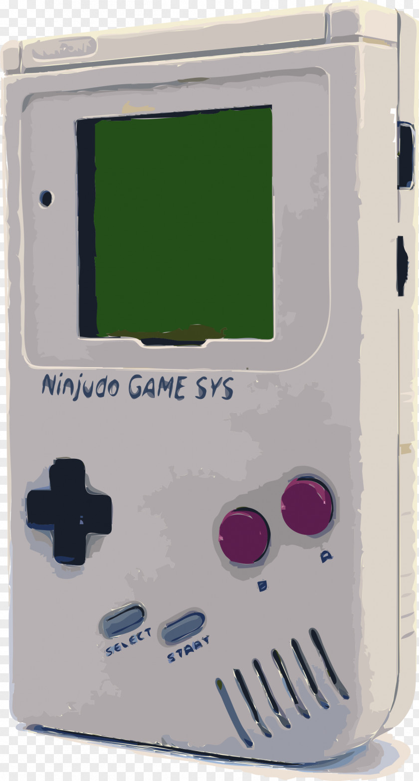 Nintendo Game Boy Handheld Console Video Clip Art PNG