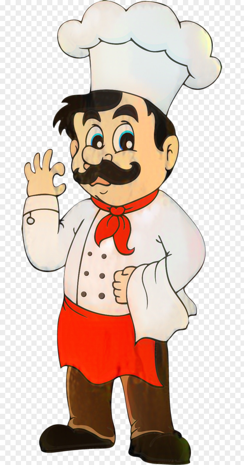 Pleased Gesture Chef Cartoon PNG