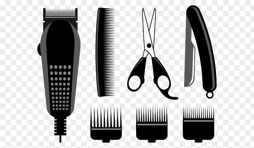 Scissors Hair Clipper Barber Wahl Hairstyle Cosmetologist PNG