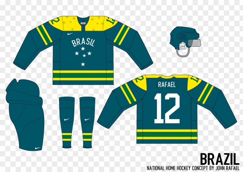 Brazil Jersey Men's National Ice Hockey Team Field PNG