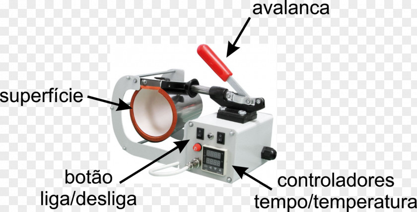 Design Machine Tool Sublimation Heat Press PNG