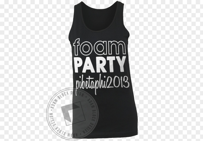 Foam Party T-shirt Gilets Clothing Sleeveless Shirt PNG